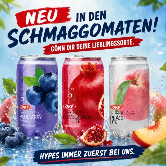 OKF Sparkling Drinks in verschiedenen Sorten